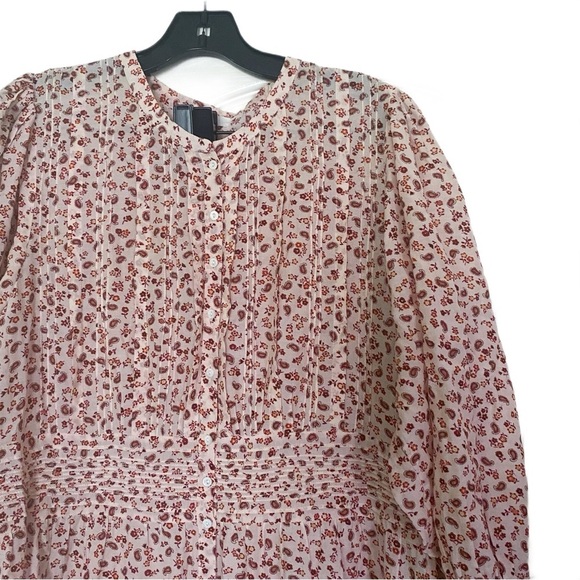 Doen Dress Rosamund Floral Midi Cotton Rust Songbird Paisley XL EUC - Picture 5 of 9